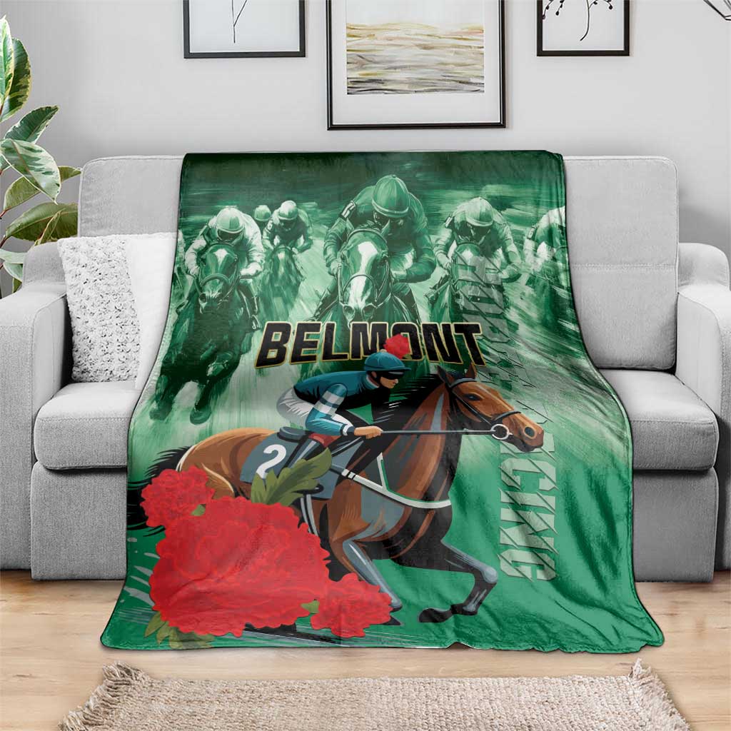 Belmont Horse Racing Blanket Run for the Carnations