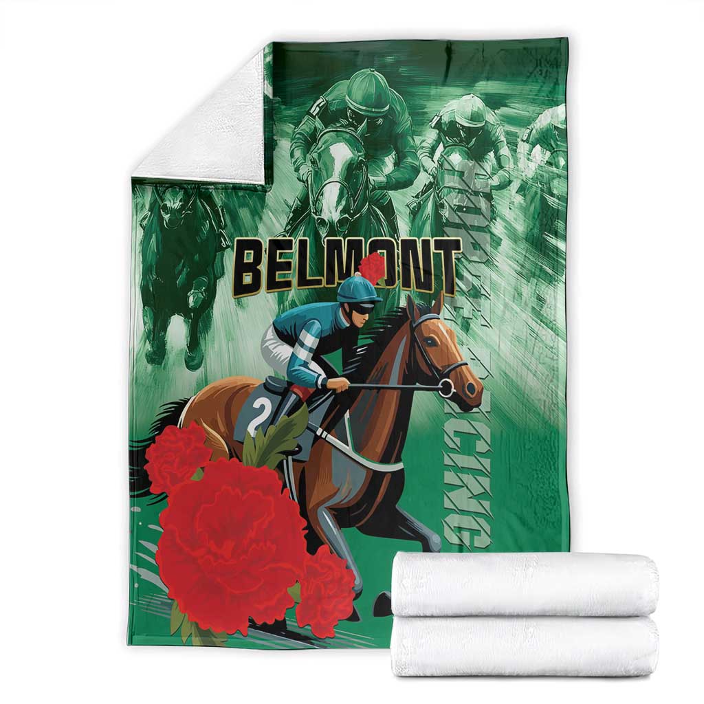 Belmont Horse Racing Blanket Run for the Carnations