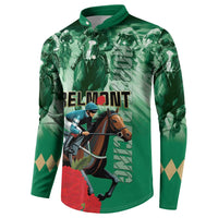 Personalized Belmont Horse Racing Button Sweatshirt Run for the Carnations