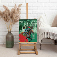 Belmont Horse Racing Canvas Wall Art Run for the Carnations