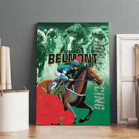 Belmont Horse Racing Canvas Wall Art Run for the Carnations