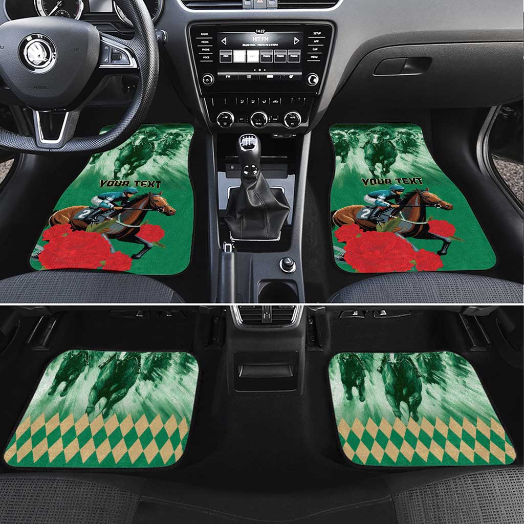 Belmont Horse Racing Car Mats Run for the Carnations