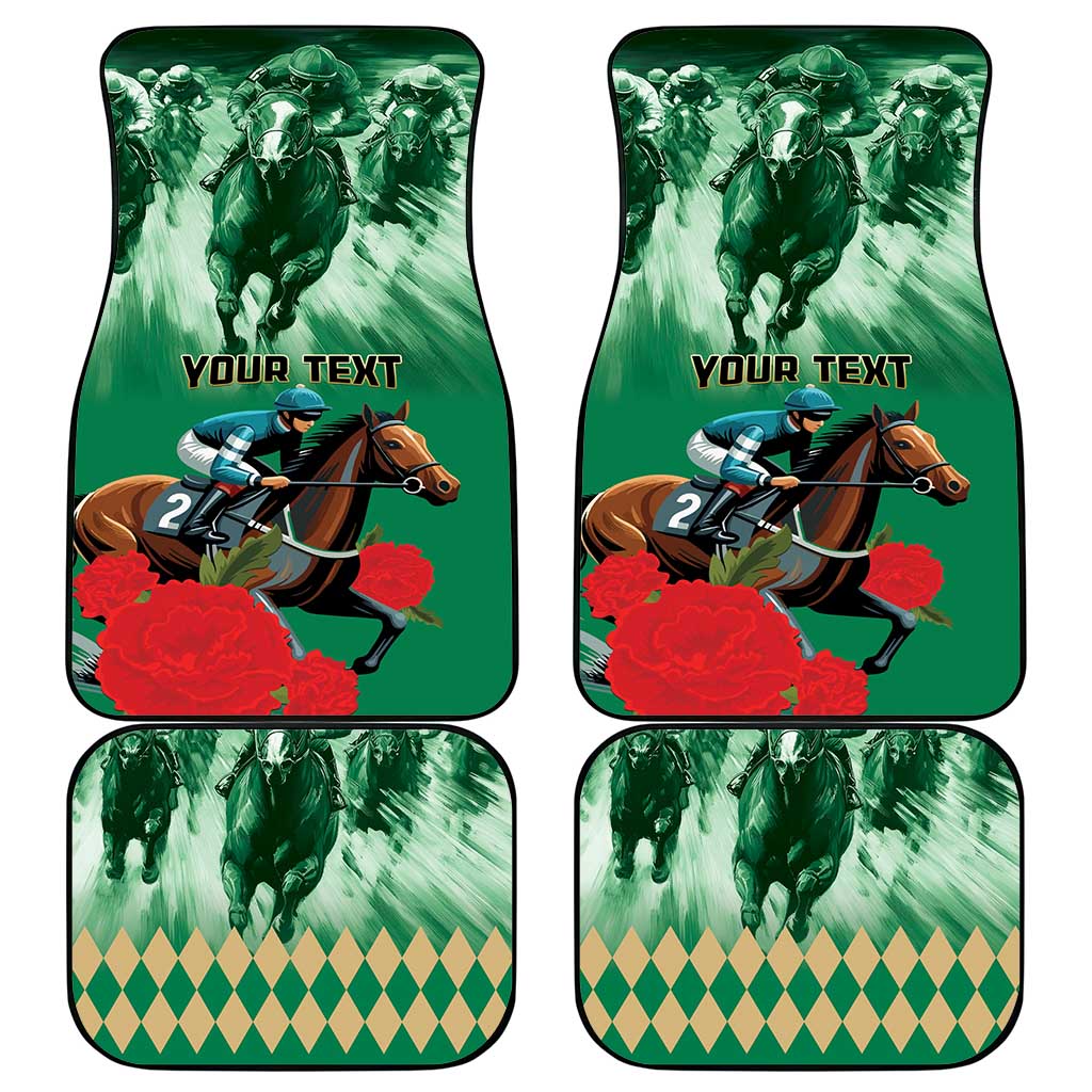 Belmont Horse Racing Car Mats Run for the Carnations