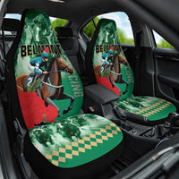 Belmont Horse Racing Car Seat Cover Run for the Carnations