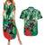 Personalized Belmont Horse Racing Couples Matching Summer Maxi Dress and Hawaiian Shirt Run for the Carnations