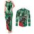 Personalized Belmont Horse Racing Couples Matching Tank Maxi Dress and Long Sleeve Button Shirt Run for the Carnations