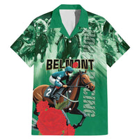 Personalized Belmont Horse Racing Family Matching Mermaid Dress and Hawaiian Shirt Run for the Carnations