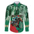 Personalized Belmont Horse Racing Family Matching Off Shoulder Short Dress and Hawaiian Shirt Run for the Carnations