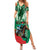 Personalized Belmont Horse Racing Family Matching Summer Maxi Dress and Hawaiian Shirt Run for the Carnations