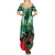 Personalized Belmont Horse Racing Family Matching Summer Maxi Dress and Hawaiian Shirt Run for the Carnations