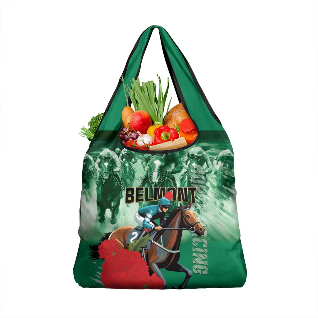 Belmont Horse Racing Grocery Bag Run for the Carnations
