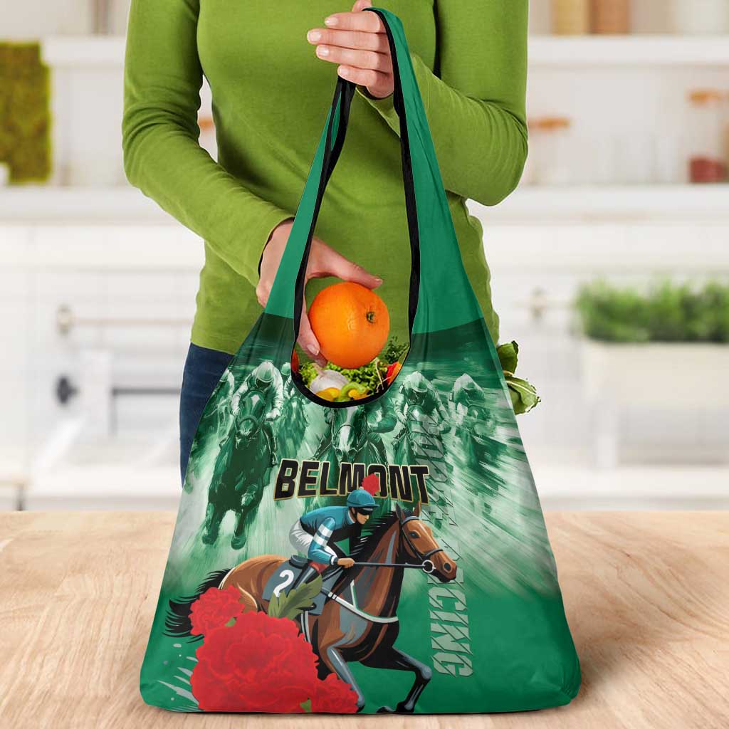 Belmont Horse Racing Grocery Bag Run for the Carnations