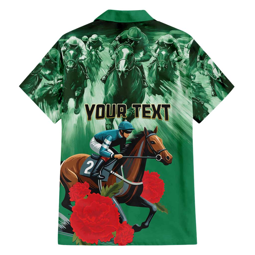 Personalized Belmont Horse Racing Hawaiian Shirt Run for the Carnations