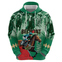 Personalized Belmont Horse Racing Hoodie Run for the Carnations