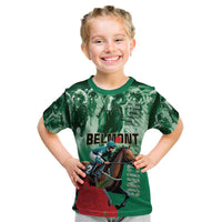 Personalized Belmont Horse Racing Kid T Shirt Run for the Carnations