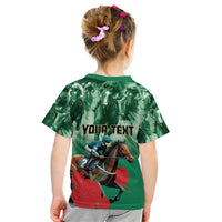 Personalized Belmont Horse Racing Kid T Shirt Run for the Carnations