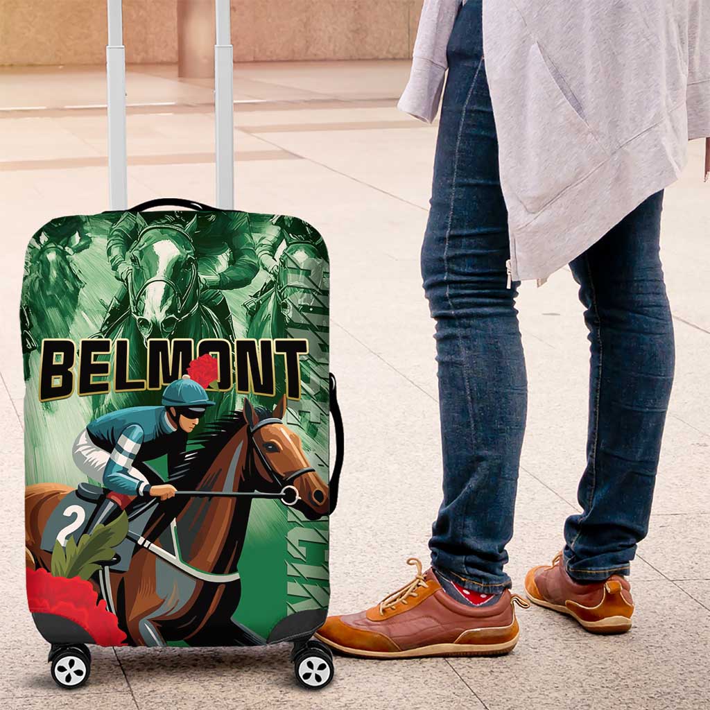 Belmont Horse Racing Luggage Cover Run for the Carnations