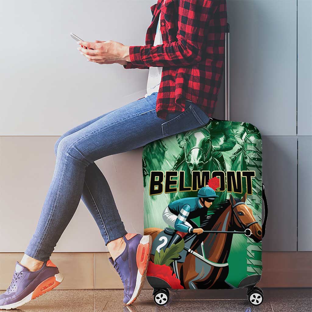 Belmont Horse Racing Luggage Cover Run for the Carnations