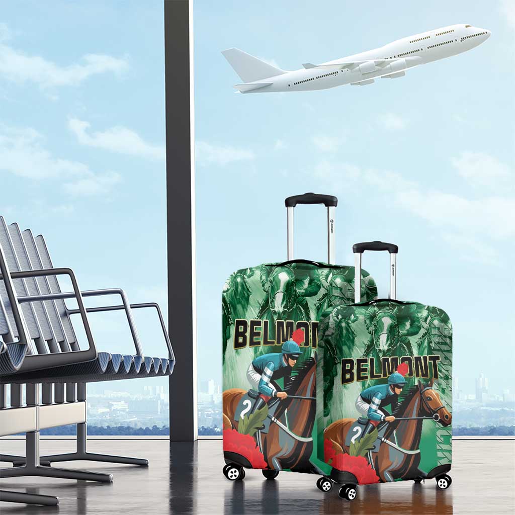 Belmont Horse Racing Luggage Cover Run for the Carnations