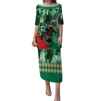 Personalized Belmont Horse Racing Puletasi Run for the Carnations