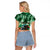 Personalized Belmont Horse Racing Raglan Cropped T Shirt Run for the Carnations