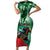 Personalized Belmont Horse Racing Short Sleeve Bodycon Dress Run for the Carnations