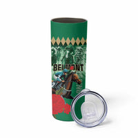 Personalized Belmont Horse Racing Skinny Tumbler Run for the Carnations