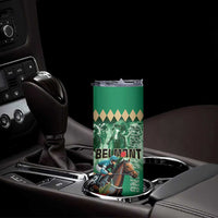 Personalized Belmont Horse Racing Skinny Tumbler Run for the Carnations