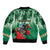 Personalized Belmont Horse Racing Sleeve Zip Bomber Jacket Run for the Carnations