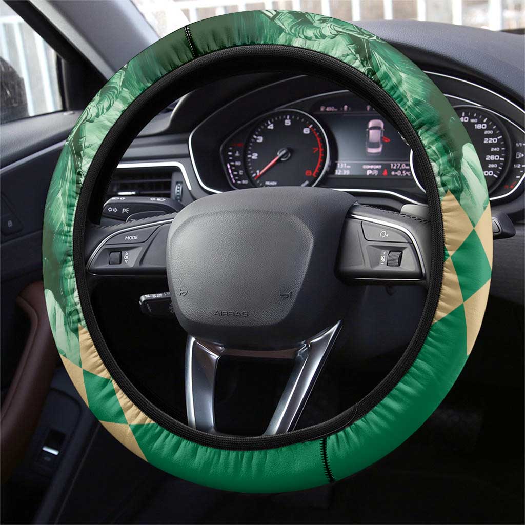 Belmont Horse Racing Steering Wheel Cover Run for the Carnations