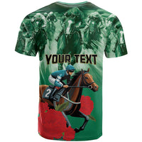 Personalized Belmont Horse Racing T Shirt Run for the Carnations
