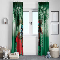 Belmont Horse Racing Window Curtain Run for the Carnations
