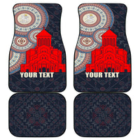 Georgia Independence Day Car Mats Holy Trinity Cathedral of Tbilisi - Wonder Print Shop