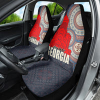 Georgia Independence Day Car Seat Cover Holy Trinity Cathedral of Tbilisi - Wonder Print Shop