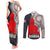Georgia Independence Day Couples Matching Tank Maxi Dress and Long Sleeve Button Shirt Holy Trinity Cathedral of Tbilisi - Wonder Print Shop