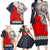 Georgia Independence Day Family Matching Long Sleeve Bodycon Dress and Hawaiian Shirt Holy Trinity Cathedral of Tbilisi - Wonder Print Shop