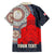 Georgia Independence Day Family Matching Off The Shoulder Long Sleeve Dress and Hawaiian Shirt Holy Trinity Cathedral of Tbilisi - Wonder Print Shop