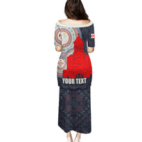 Georgia Independence Day Family Matching Puletasi and Hawaiian Shirt Holy Trinity Cathedral of Tbilisi - Wonder Print Shop