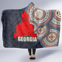 Georgia Independence Day Hooded Blanket Holy Trinity Cathedral of Tbilisi