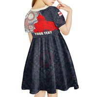 Georgia Independence Day Kid Short Sleeve Dress Holy Trinity Cathedral of Tbilisi - Wonder Print Shop