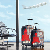 Georgia Independence Day Luggage Cover Holy Trinity Cathedral of Tbilisi - Wonder Print Shop