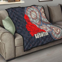 Georgia Independence Day Quilt Holy Trinity Cathedral of Tbilisi - Wonder Print Shop