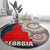 Georgia Independence Day Round Carpet Holy Trinity Cathedral of Tbilisi