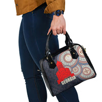Georgia Independence Day Shoulder Handbag Holy Trinity Cathedral of Tbilisi