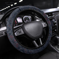 Georgia Independence Day Steering Wheel Cover Holy Trinity Cathedral of Tbilisi - Wonder Print Shop