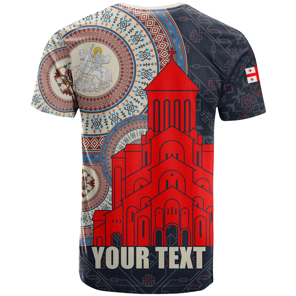 Georgia Independence Day T Shirt Holy Trinity Cathedral of Tbilisi - Wonder Print Shop