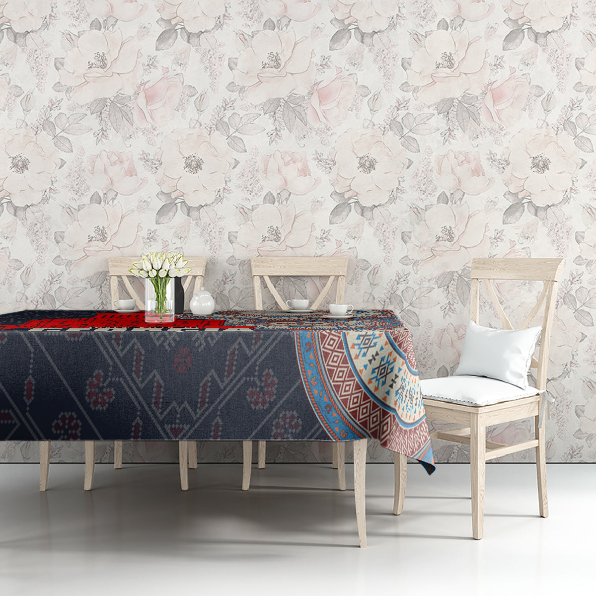 Georgia Independence Day Tablecloth Holy Trinity Cathedral of Tbilisi - Wonder Print Shop