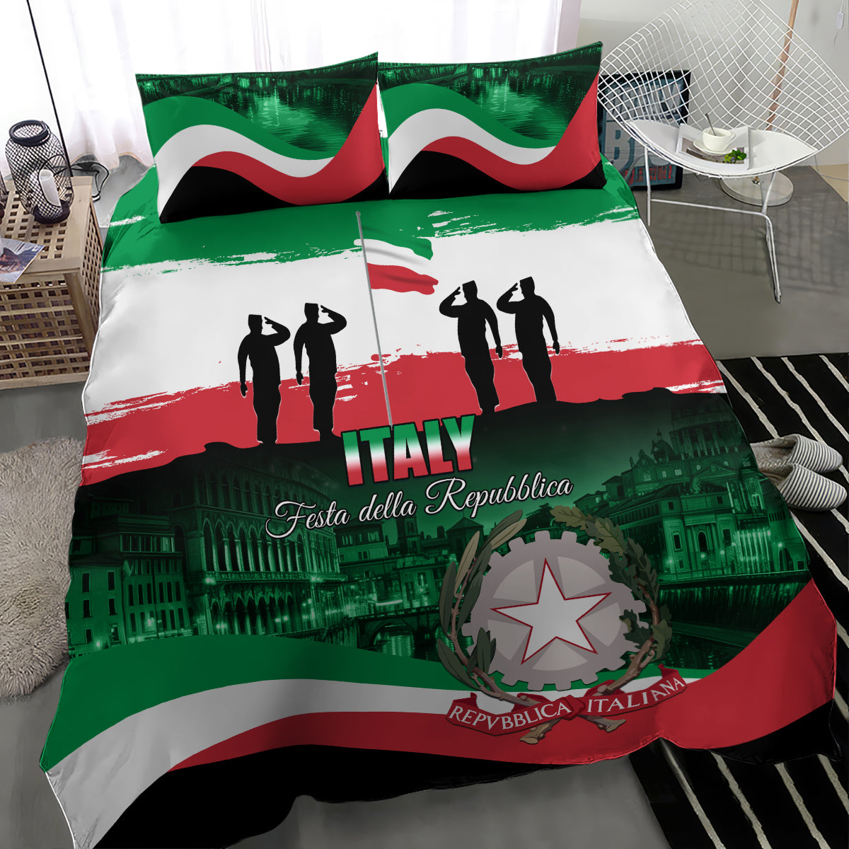 Italy Republic Day Bedding Set Festa della Repubblica - Wonder Print Shop