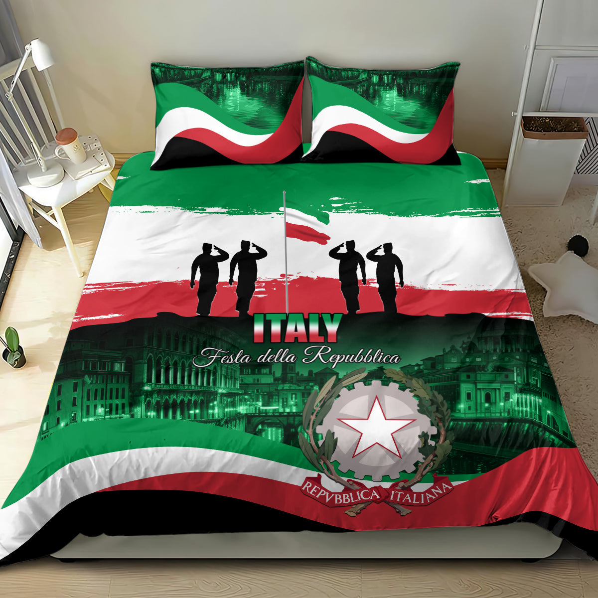 Italy Republic Day Bedding Set Festa della Repubblica - Wonder Print Shop