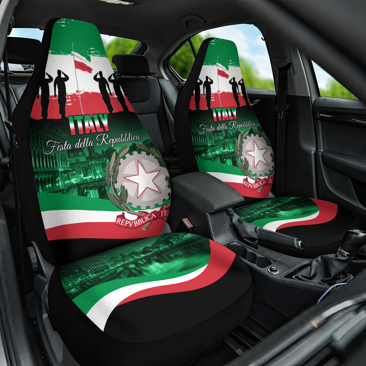 Italy Republic Day Car Seat Cover Festa della Repubblica